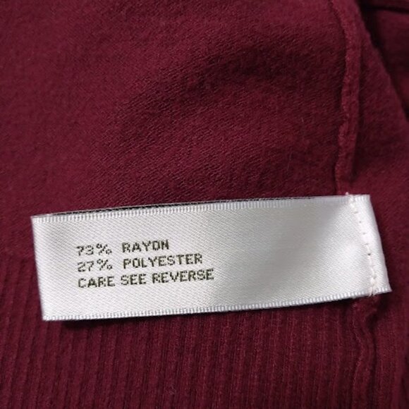 Sutton Studios Maroon Cardigan Sweater - Picture 10 of 12